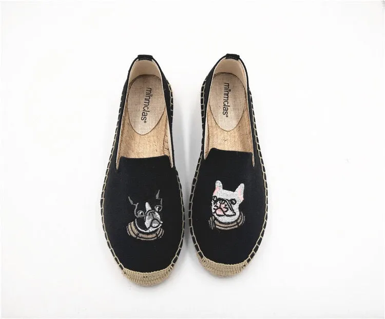 Fashion Personality New Embroidered Fisherman Women Shoes