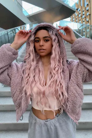 Flamingo｜Synthetic Swiss Lace Front Wig