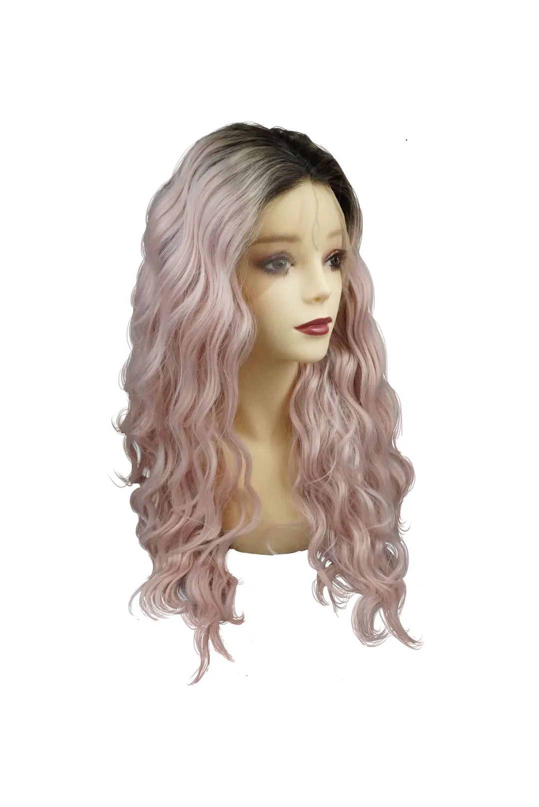 Flamingo｜Synthetic Swiss Lace Front Wig