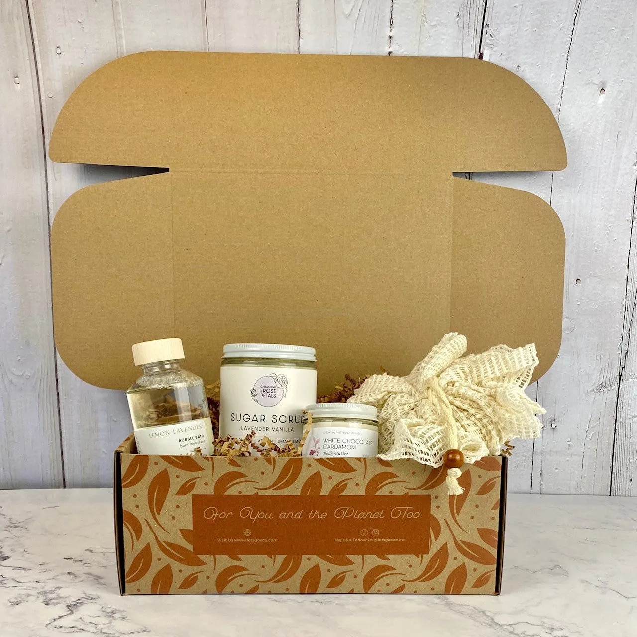 Gift Box "Spa Day" - Natural Skin Care and Bubble Bath