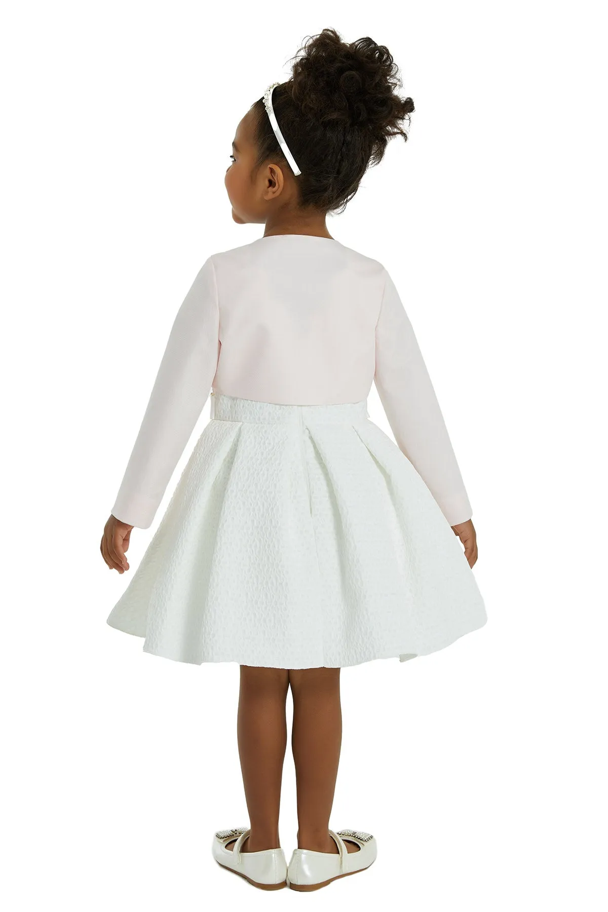 Girls Communion Bolero with Sleeves