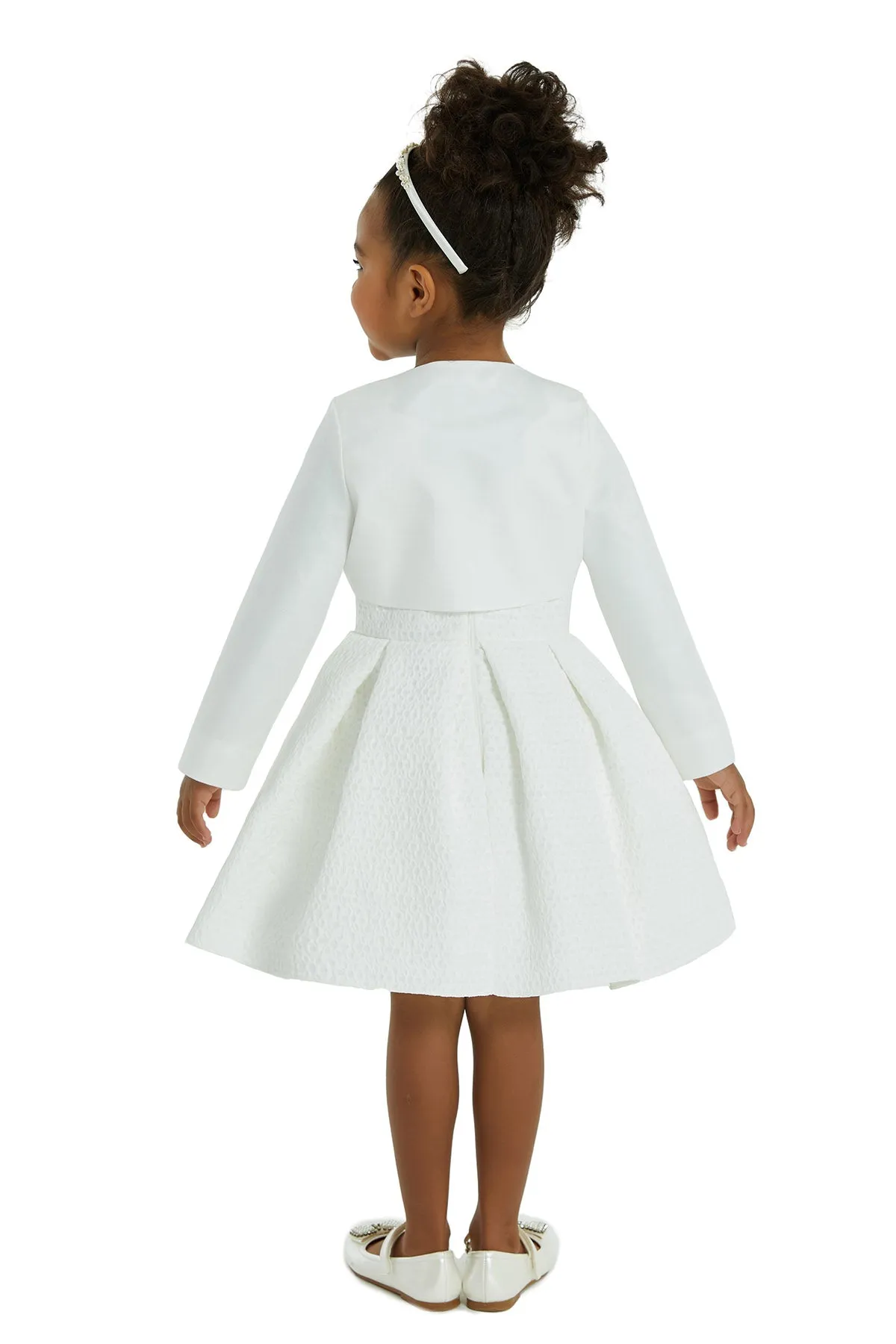 Girls Communion Bolero with Sleeves