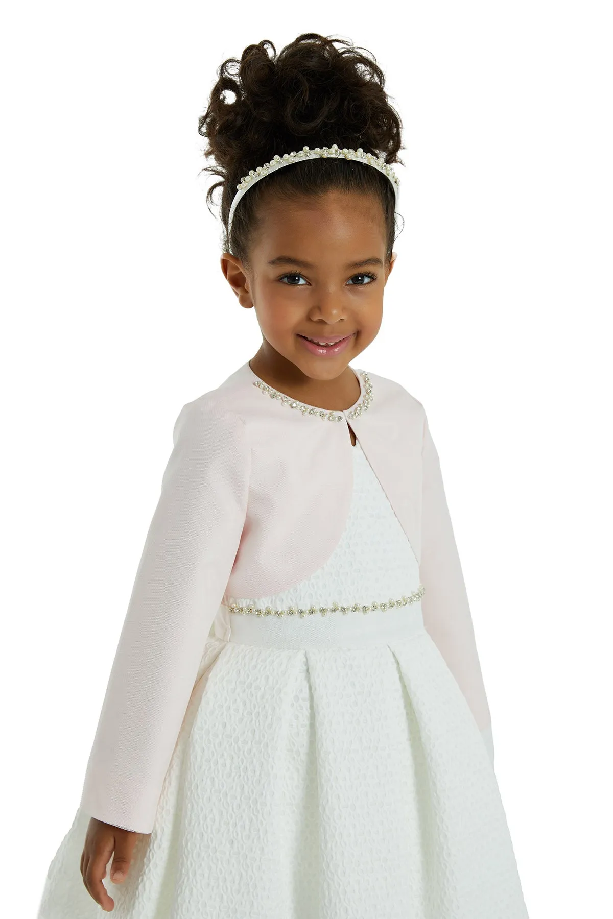 Girls Communion Bolero with Sleeves