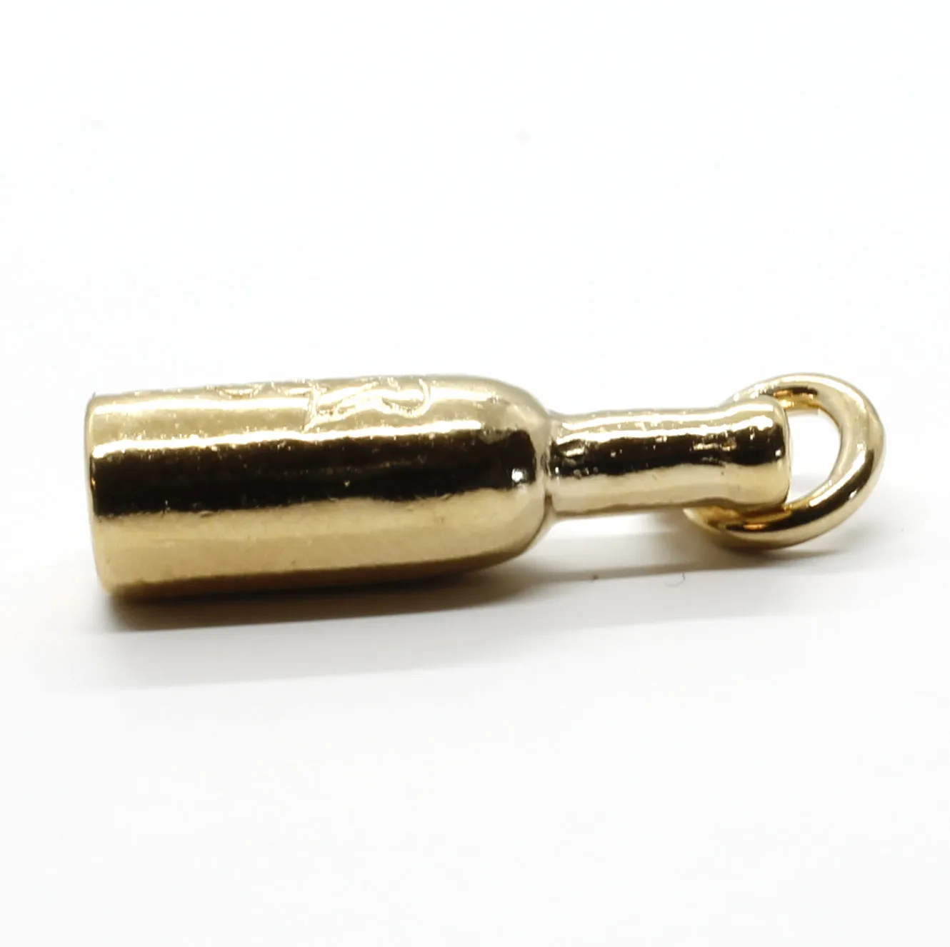 Gold Wine Bottle Charm for Wine Lover