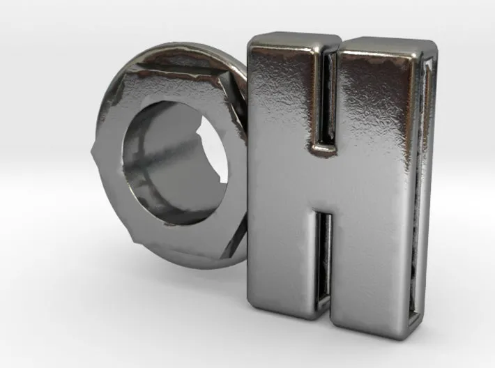 (H) Octagon 3D Eyelet 4/16 Inch Left Hole