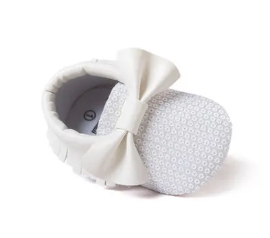 Handmade Soft Bottom Fashion Tassels Baby Moccasin Newborn Babies Shoes 14-colors PU leather Prewalkers Boots