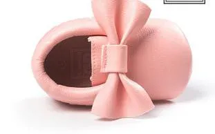 Handmade Soft Bottom Fashion Tassels Baby Moccasin Newborn Babies Shoes 14-colors PU leather Prewalkers Boots