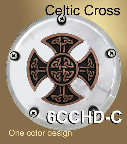 Harley Derby Cover Celtic Cross Emblem - Harley Davidson Accessory
