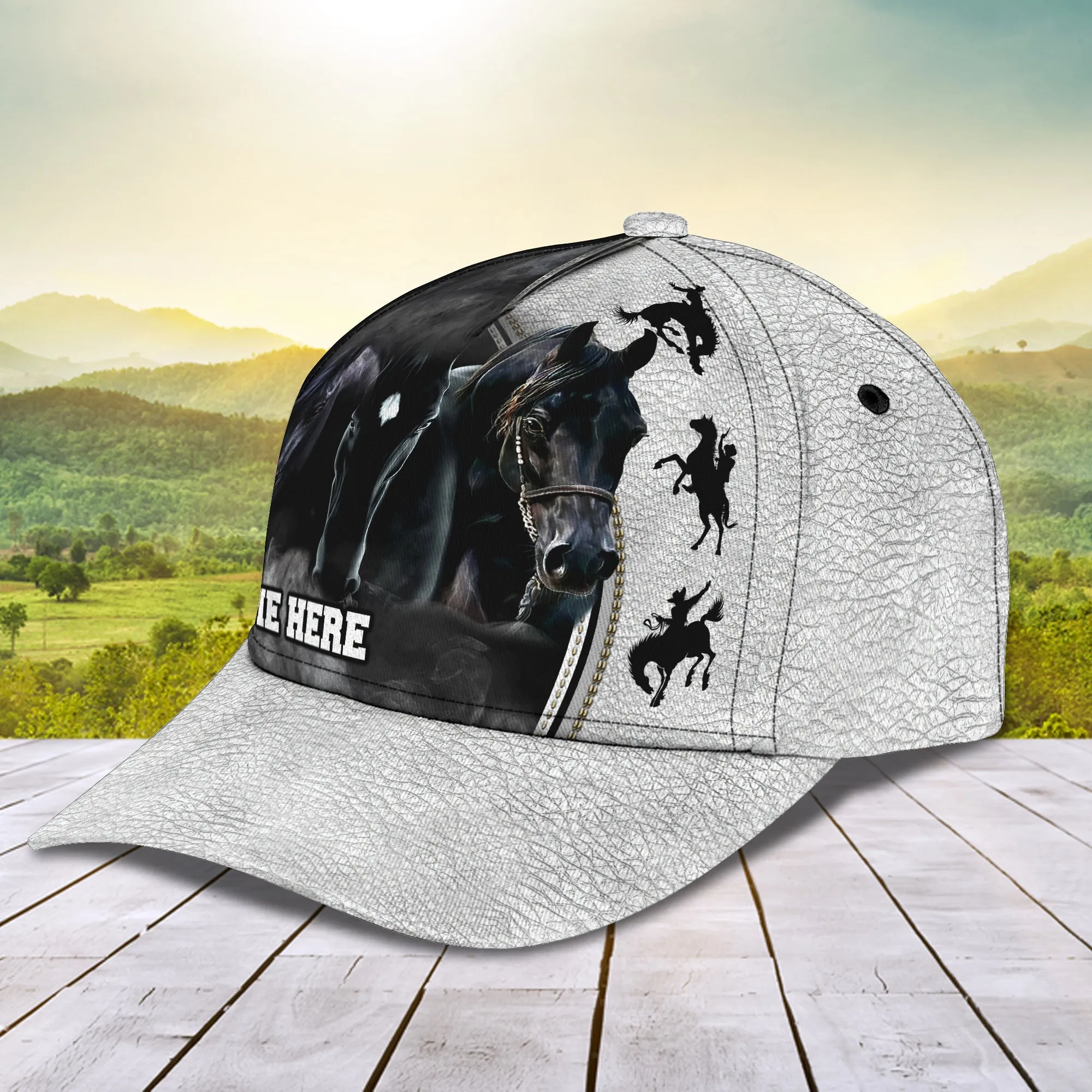 Horse - Personalized Name Cap - Urt96