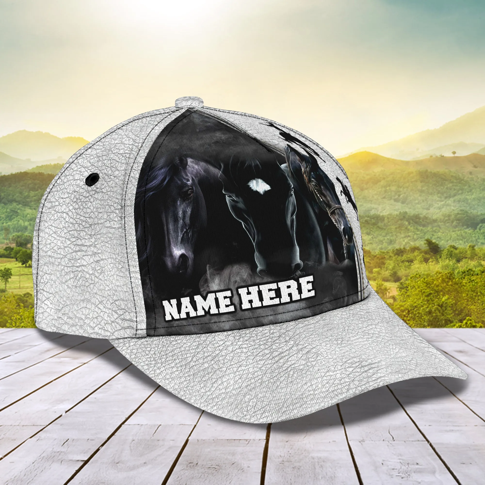 Horse - Personalized Name Cap - Urt96