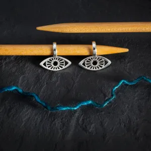 I Spy Knitting in My Eye Stitch Marker/Pendant