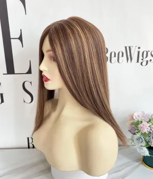 #Ivy - Cuticles Human Hair Silk Top Hair Topper