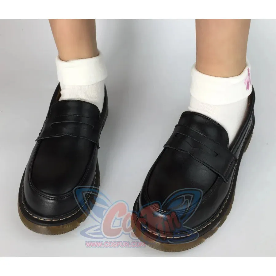 Japanese Mori Girls College Style All-match Penny Loafer Women's Shoes J40551