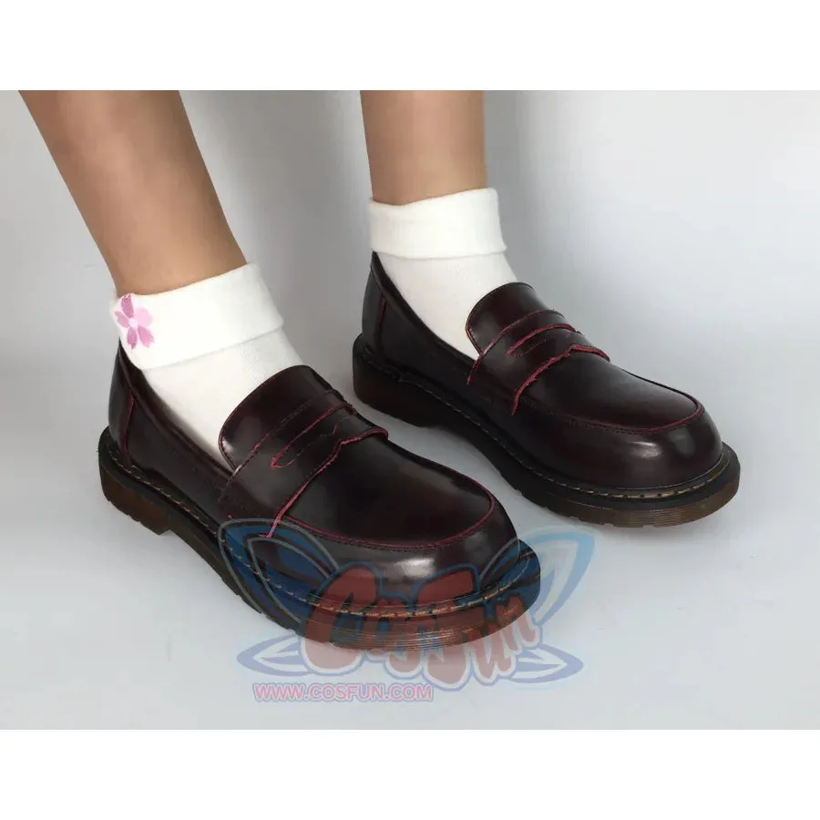 Japanese Mori Girls College Style All-match Penny Loafer Women's Shoes J40551