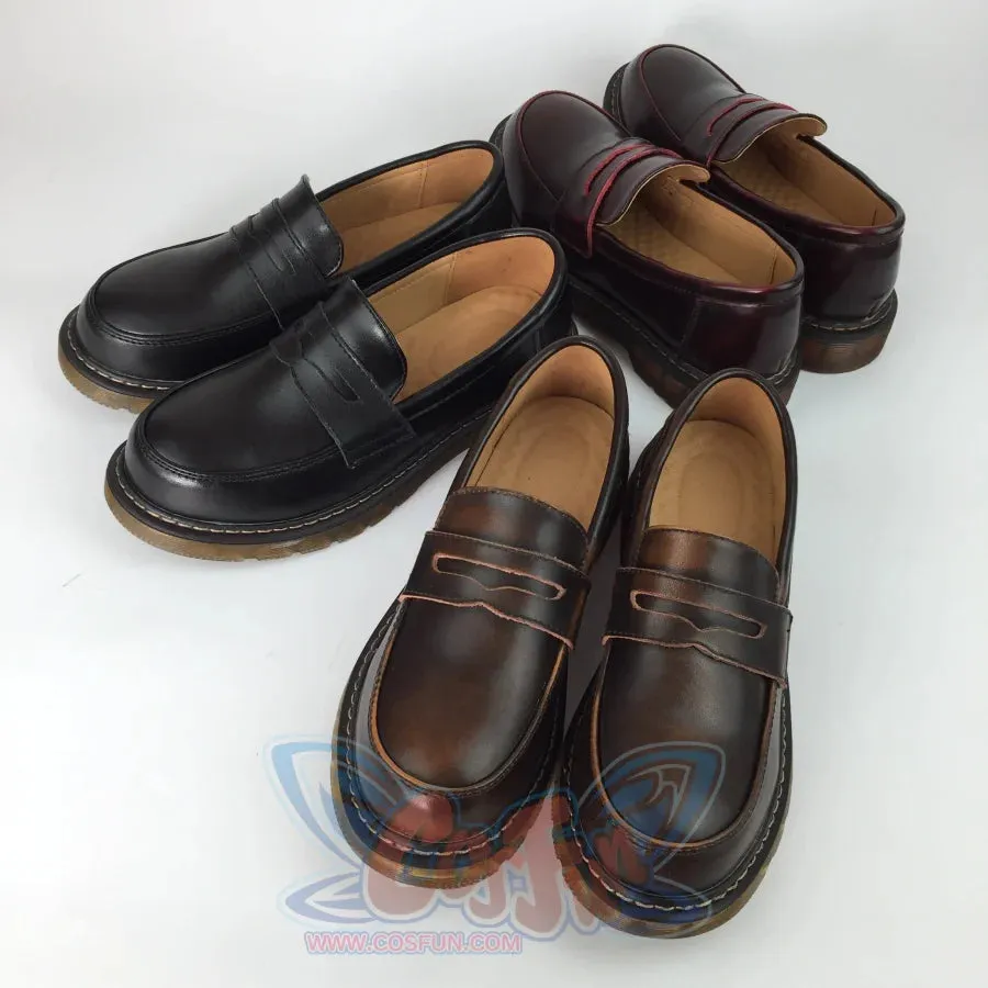 Japanese Mori Girls College Style All-match Penny Loafer Women's Shoes J40551