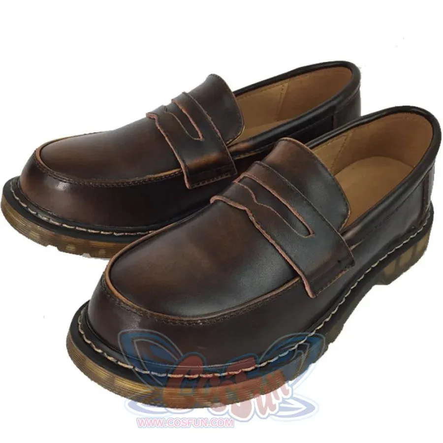 Japanese Mori Girls College Style All-match Penny Loafer Women's Shoes J40551