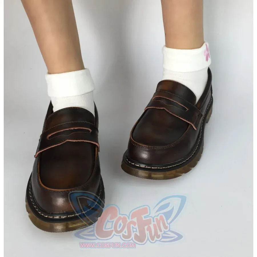 Japanese Mori Girls College Style All-match Penny Loafer Women's Shoes J40551