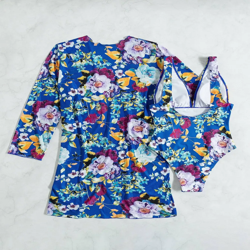 JINA - BLUE 3-PIECE SUMMER BIKINI