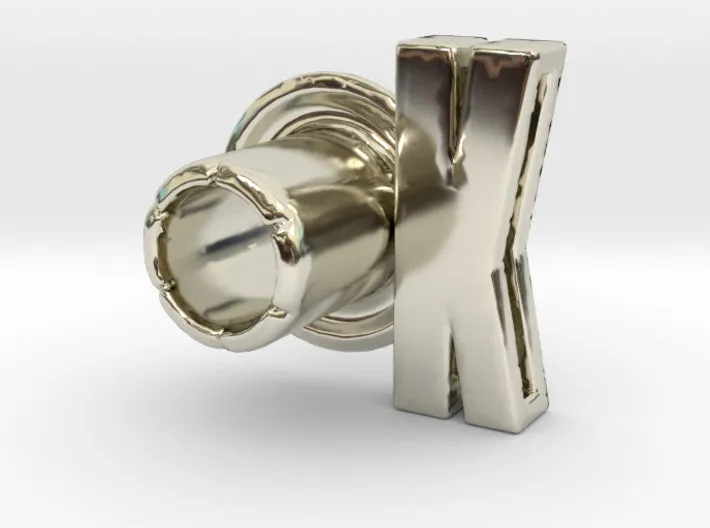(K) Round 3D Eyelet 3/16 Inch Left Hole