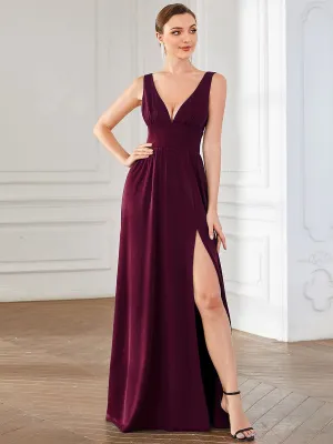Karina low cut formal ball or party dress in Mulberry Express NZ wide