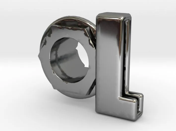(L) Octagon 3D Eyelet 4/16 Inch Left Hole