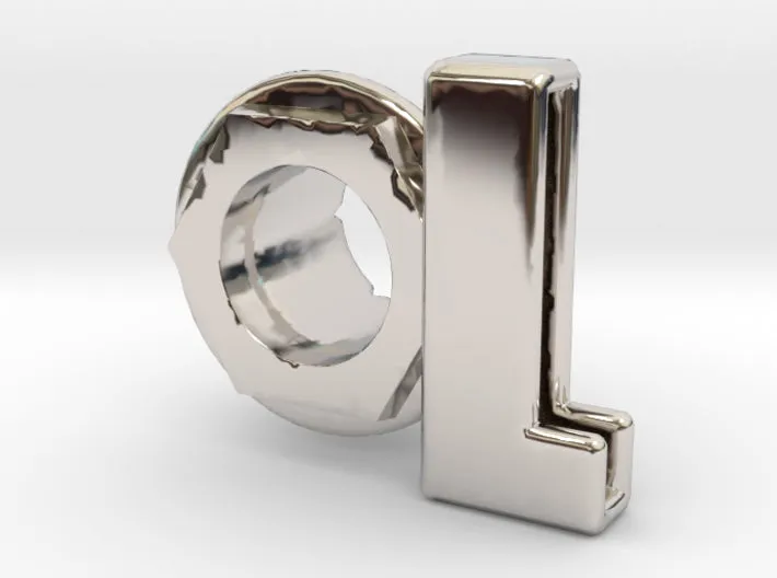 (L) Octagon 3D Eyelet 4/16 Inch Left Hole