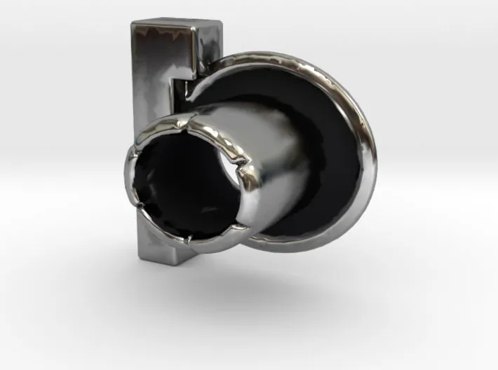 (L) Round 3D Eyelet 3/16 Inch Right Hole