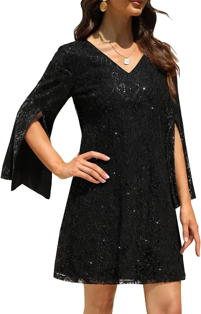 Lace Chiffon Evening Dress