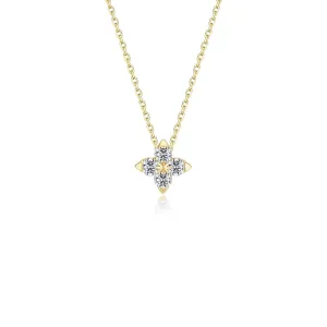 Lafonn Simulated Diamond Trillium Superbloom Necklace N0345CLG