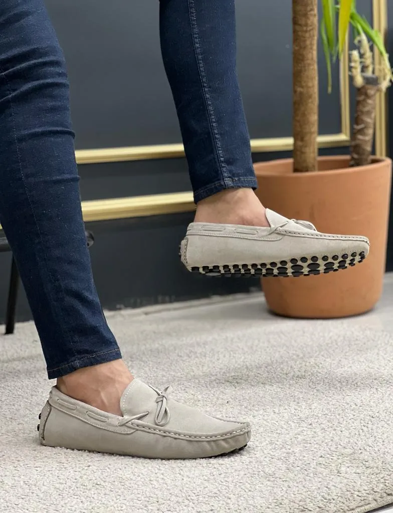 Lawson Beige Suede Loafers - Stylish Comfort for Every Occasion