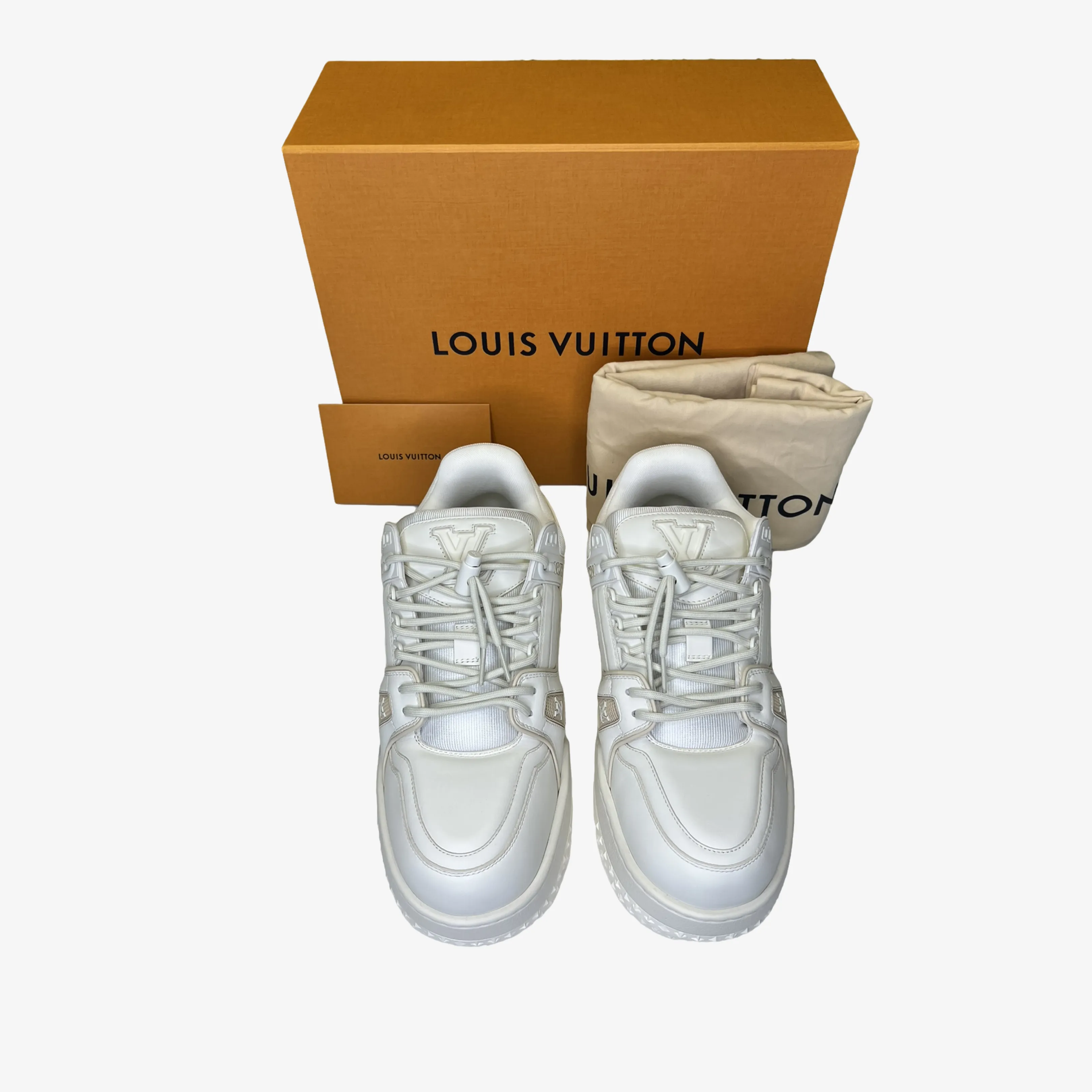Louis Vuitton Men’s Maxi Trainers in Cream
