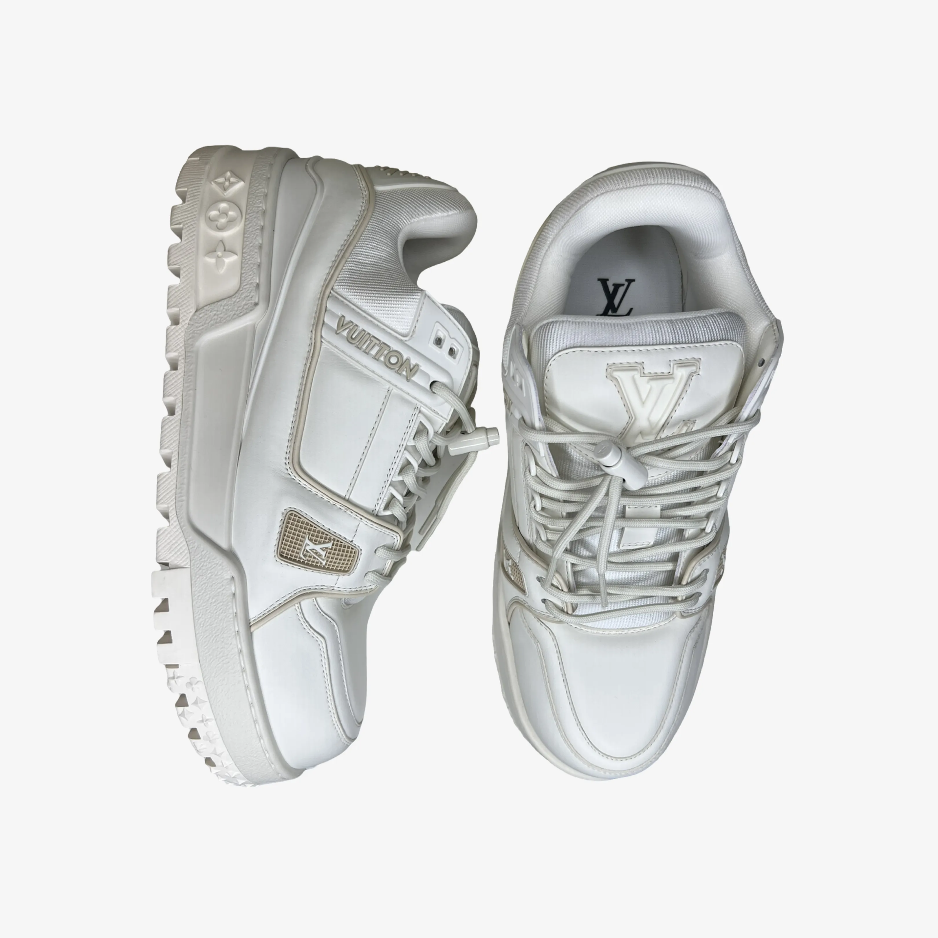 Louis Vuitton Men’s Maxi Trainers in Cream