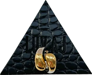Luv AJ Multi Molten Twist Ring Size 7