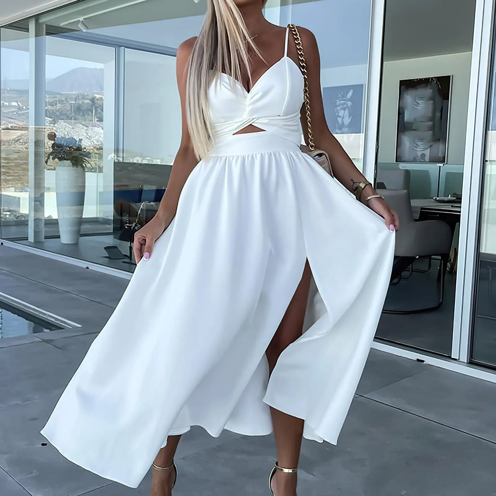 Luxe Belle™ | Women's Midi Dress | Luxurious Fabric, Flattering Fit & Ideal for Formal Events