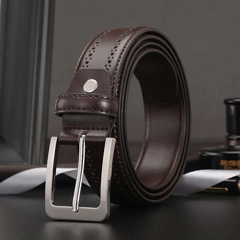 Luxury Leather Business Belt HQ226