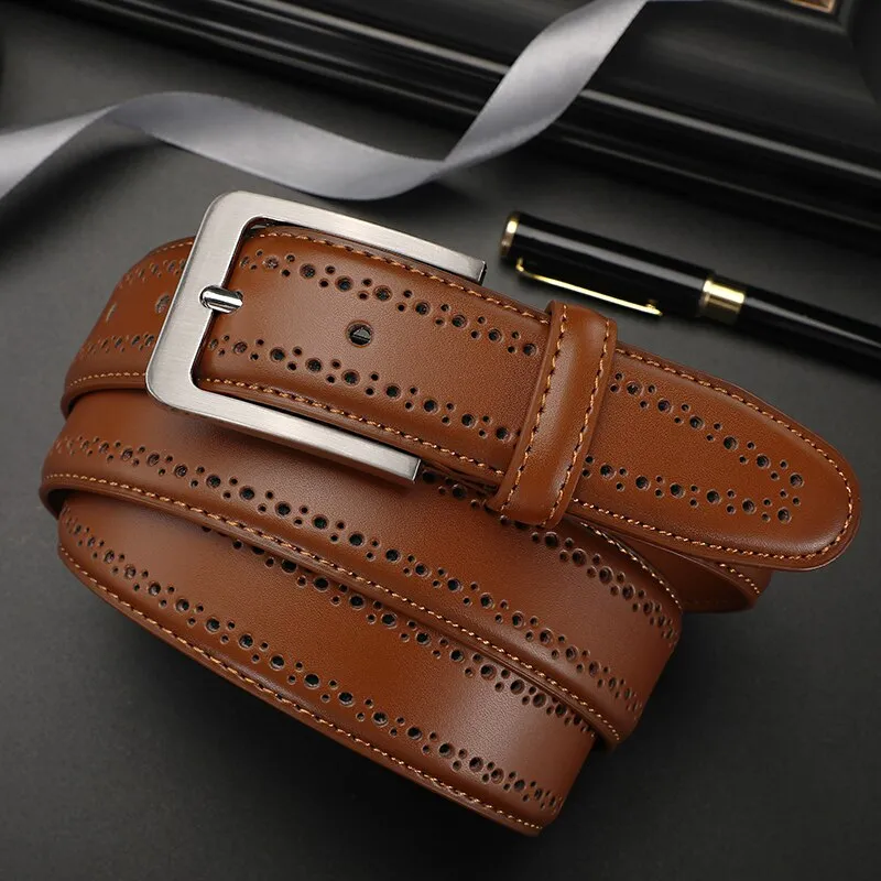 Luxury Leather Business Belt HQ226