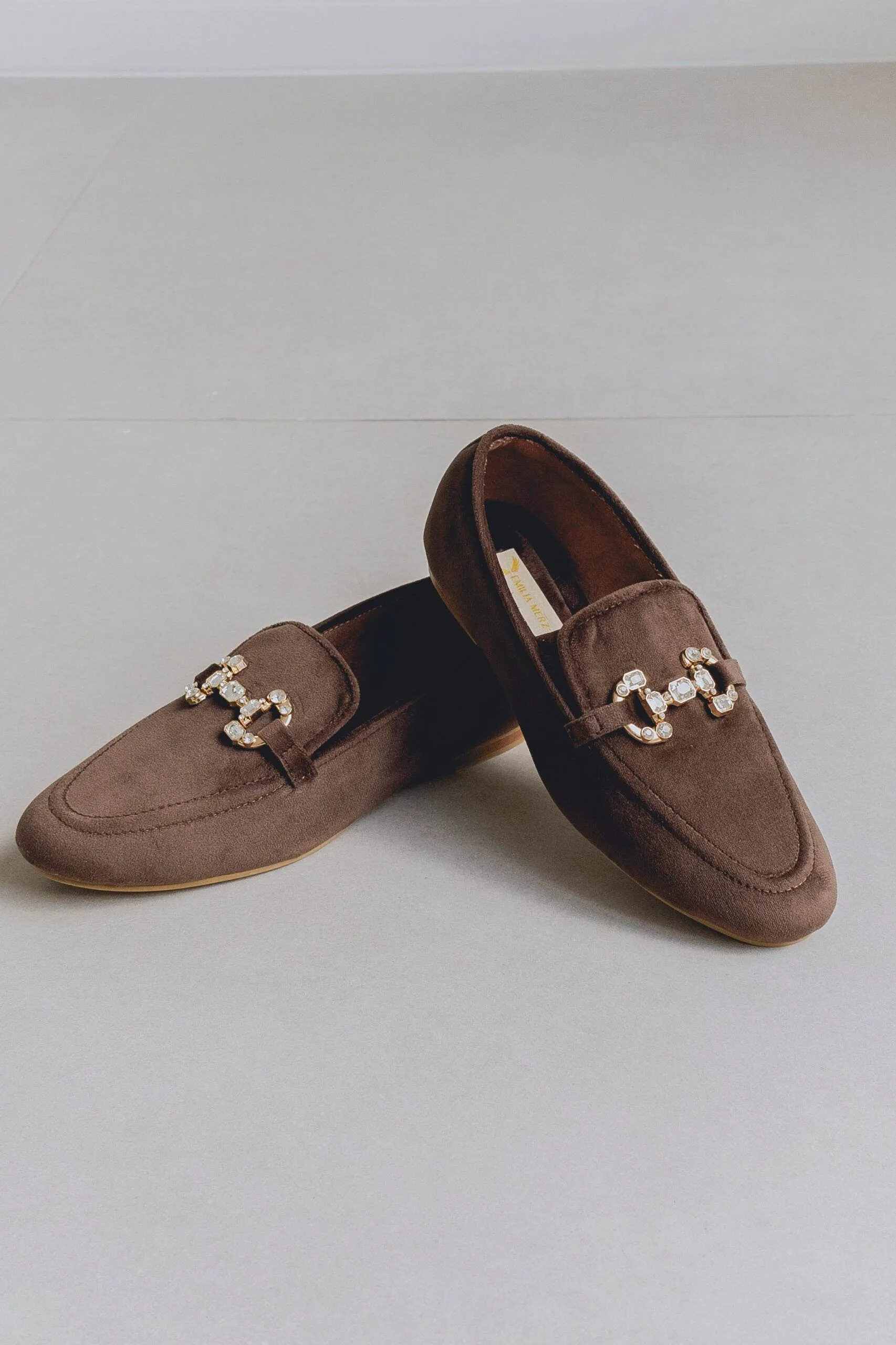 Luxury Velvet Loafers - Mocha