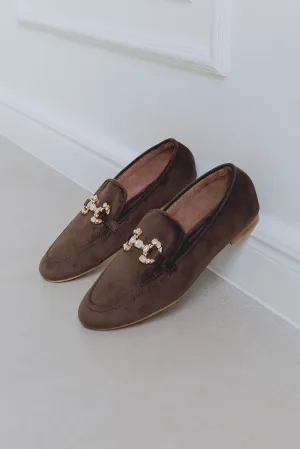 Luxury Velvet Loafers - Mocha