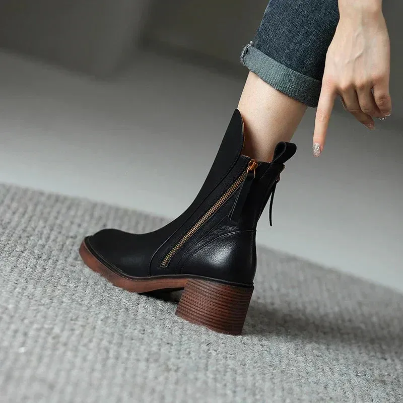 Margaret | Elegant Leather Boots