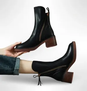 Margaret | Elegant Leather Boots