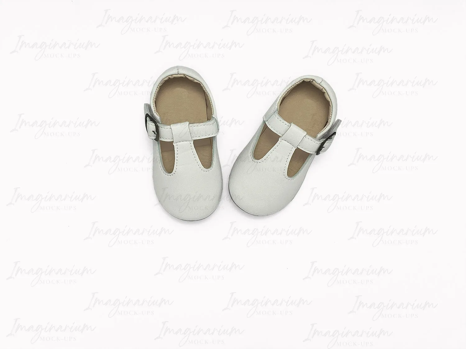 Mary Jane Shoes Mock Up, Realistic Baby Shoes Mockup for Procreate and Photoshop