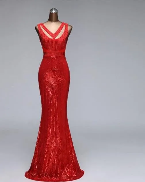 Mermaid evening dress
