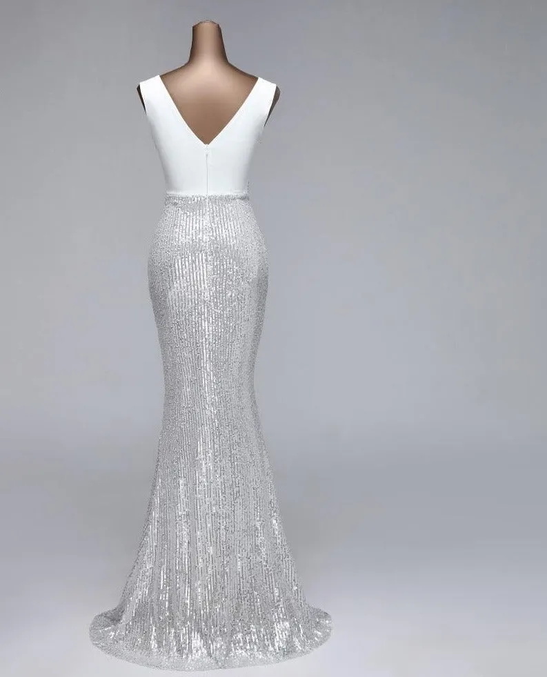 Mermaid evening dress