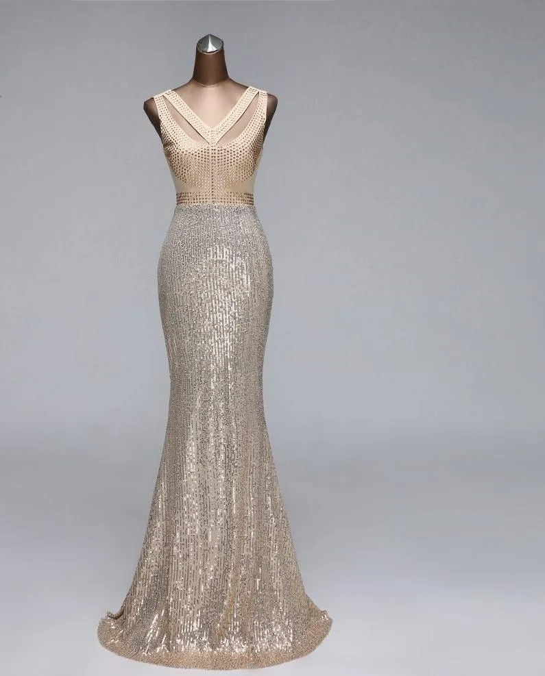 Mermaid evening dress