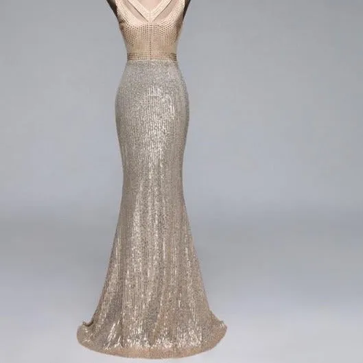 Mermaid evening dress
