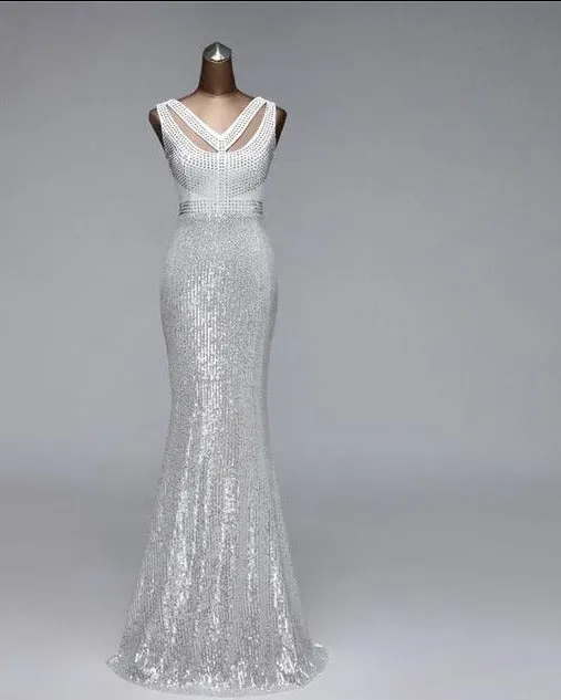 Mermaid evening dress