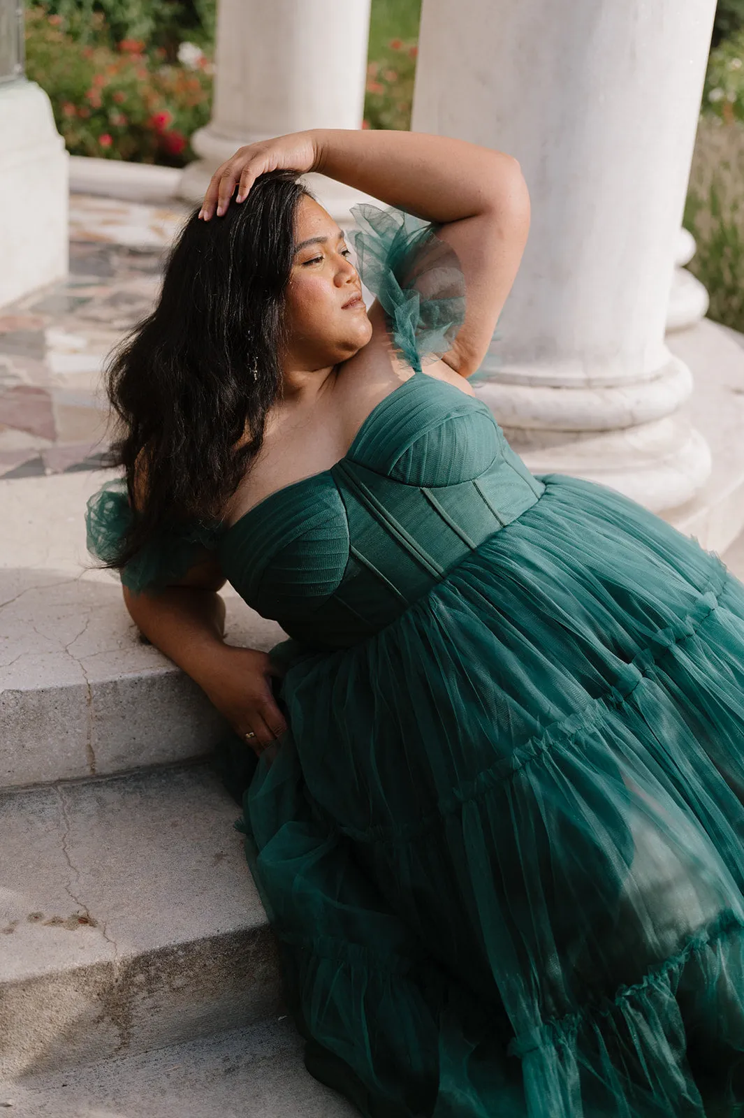 Mia Dress - Forest Green