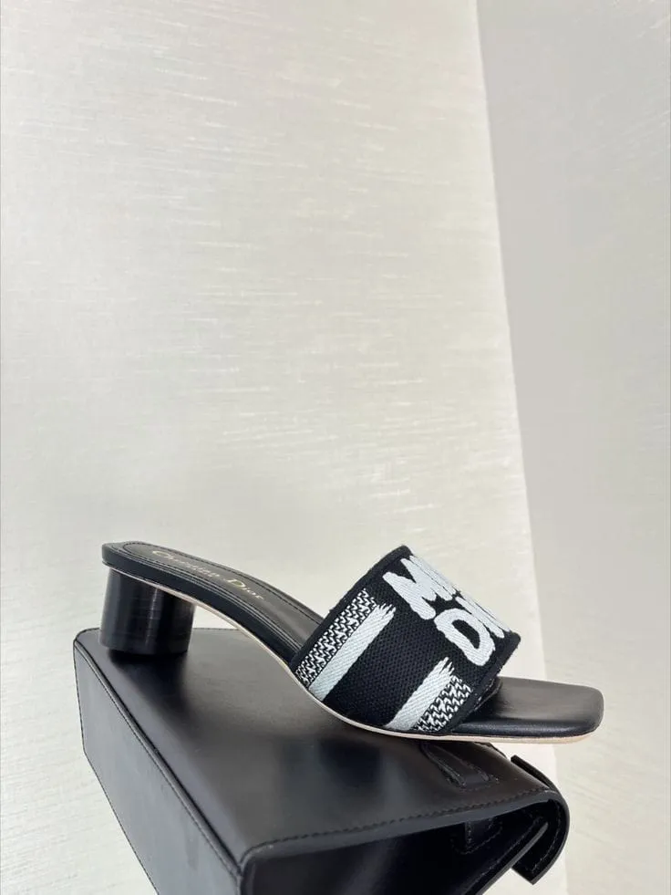 Miss Dior Heels (Black And White)