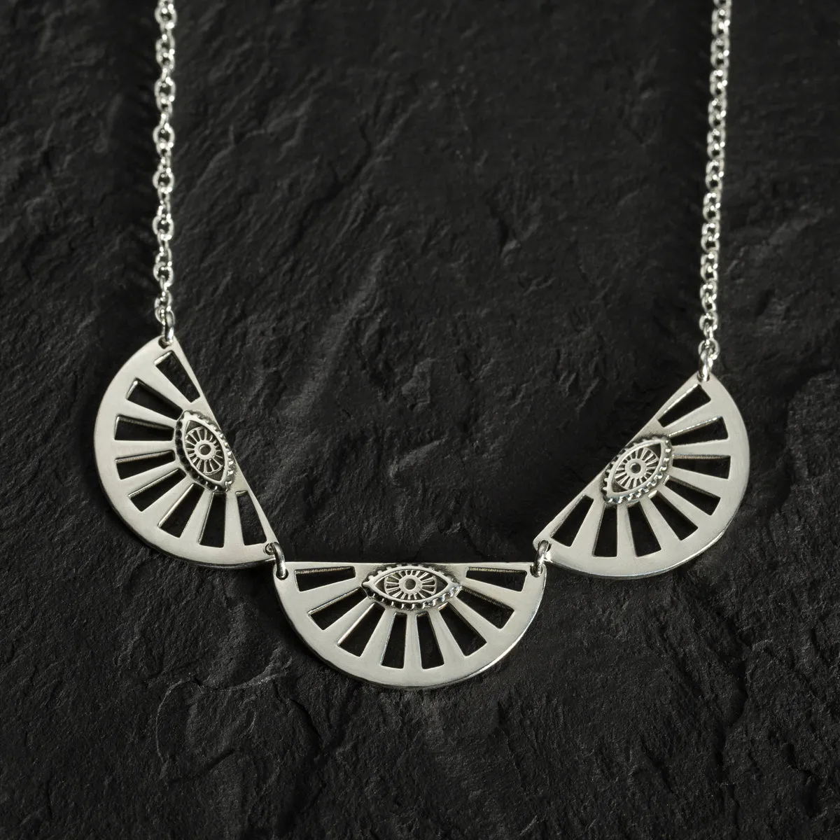 My 3rd Eye Is My Inner Eye Sterling Silver Necklace