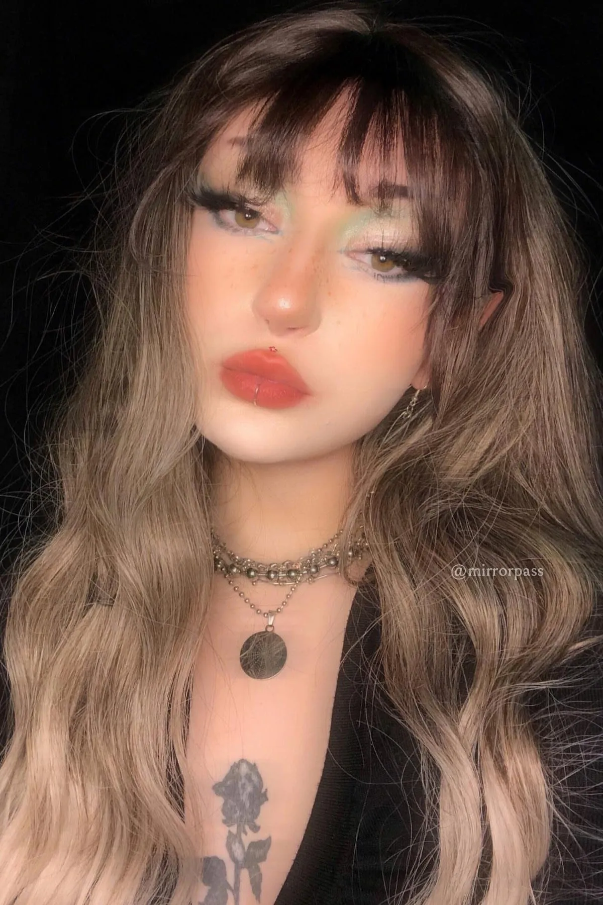MysticGrey |  rose cap heat resistant wig